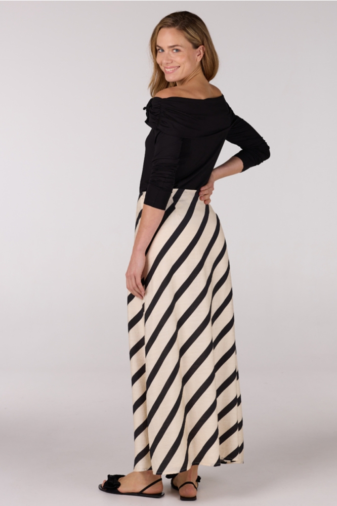 THIRZA SS25 ROK BS 688 LONG 000131 SAND BLACK